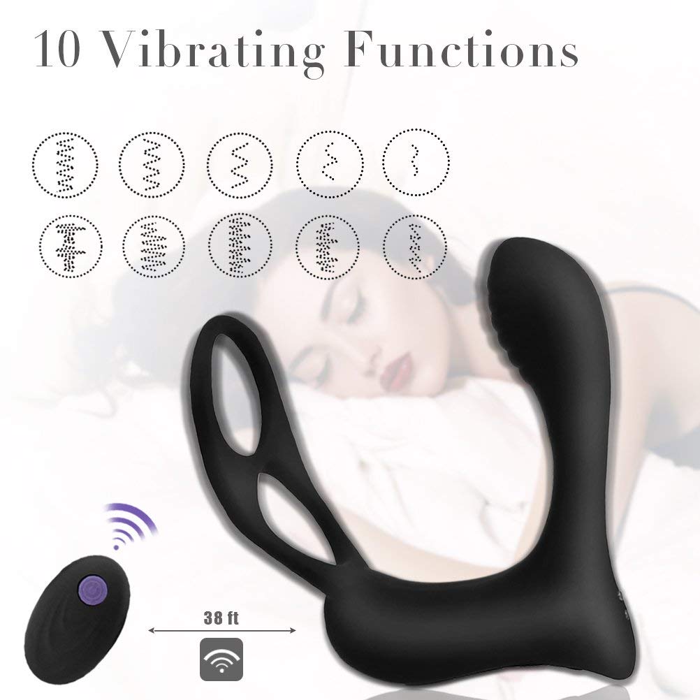 အမျိုးသားများအတွက် 3 In 1 Wireless Remote Control Prostate Massager