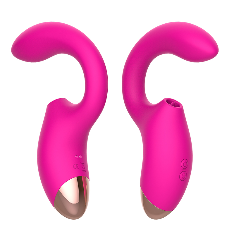 Finger Design ကဲ့သို့ ခရမ်းရောင် အရောင်များ Clitoris Stimulator သည် Sucking Vibrator ဖြစ်သည်။