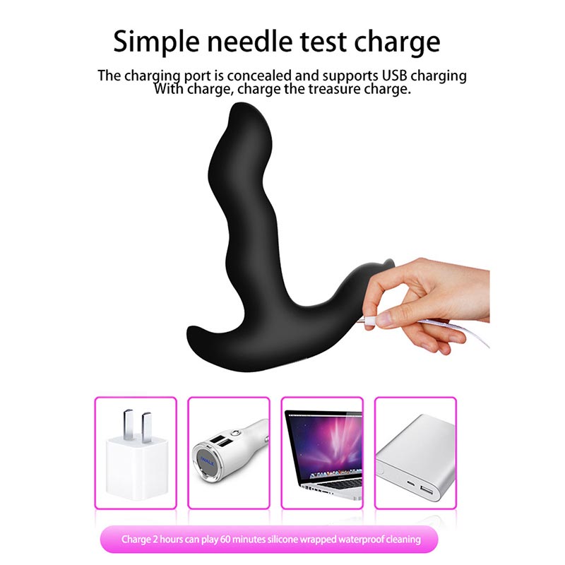 Butt Plug ဖြင့် Prostate Massager