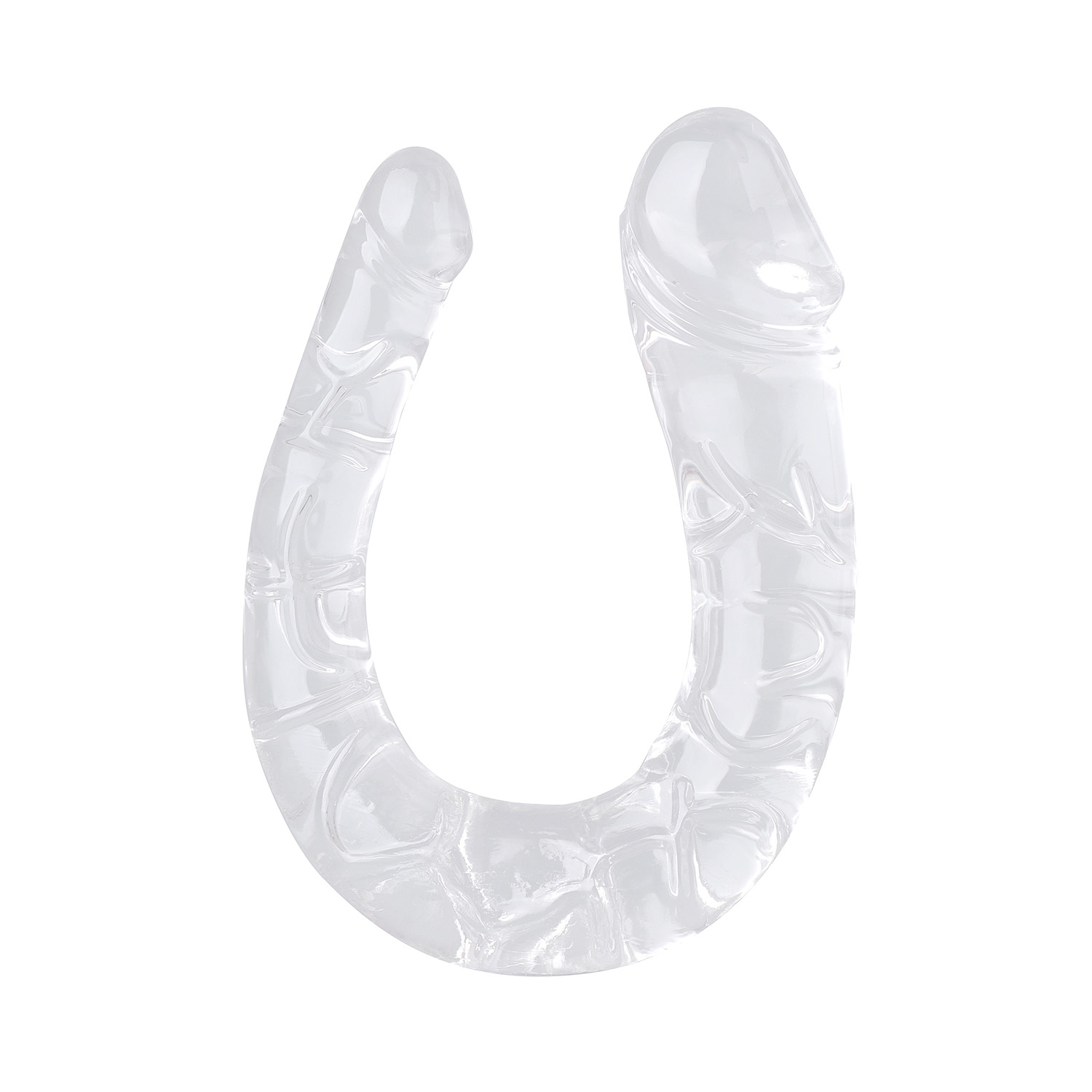 U Shape Soft Jelly Double Dildos Anal Butt Plug G-Spot Vagina Masturbator အမျိုးသမီးများအတွက် လိင်ကစားစရာ